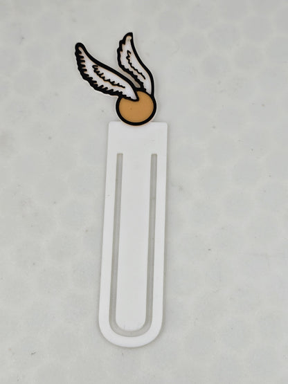 Snitch Paperclip Bookmark