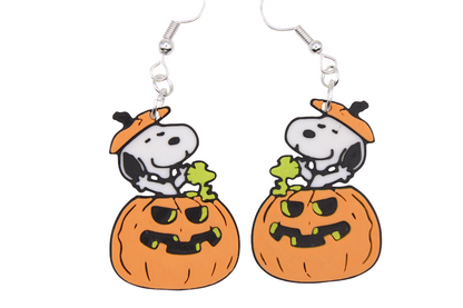 The Peanuts Pumpkins & Phantoms Collection – 3D Printed Halloween Earrings
