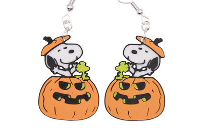 The Peanuts Pumpkins & Phantoms Collection – 3D Printed Halloween Earrings