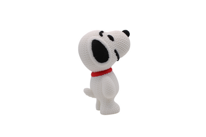Snoopy Knitted Figurine 3D Printed (not actually knitted)
