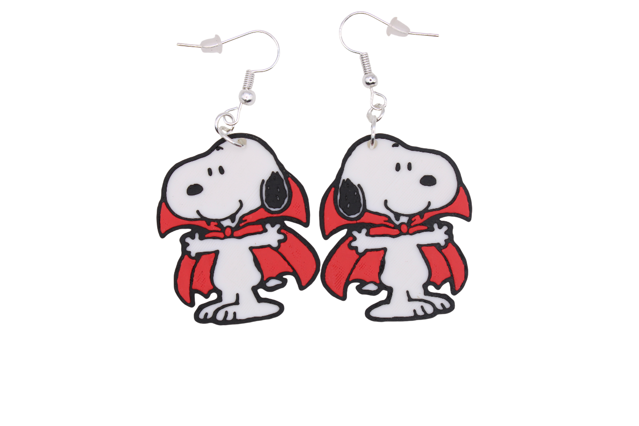 The Peanuts Pumpkins & Phantoms Collection – 3D Printed Halloween Earrings