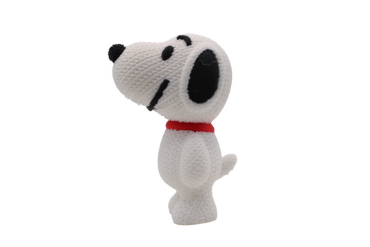 Snoopy Knitted Figurine 3D Printed (not actually knitted)