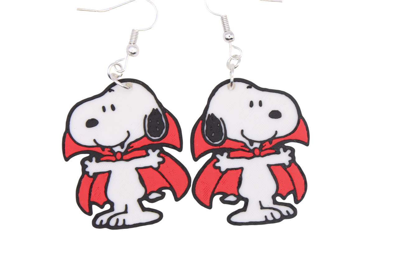 The Peanuts Pumpkins & Phantoms Collection – 3D Printed Halloween Earrings