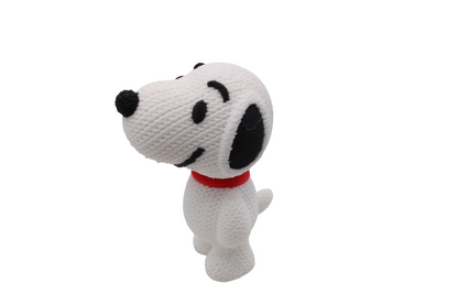 Snoopy Knitted Figurine 3D Printed (not actually knitted)