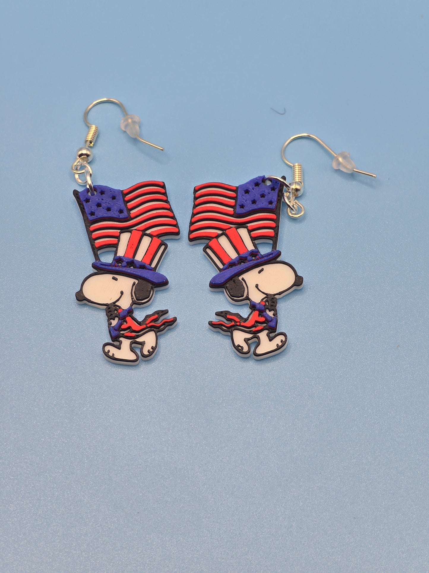 Snoopy 4th of July Earrings