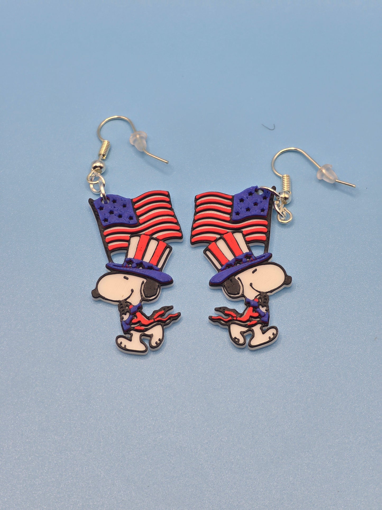 Snoopy 4th of July Earrings