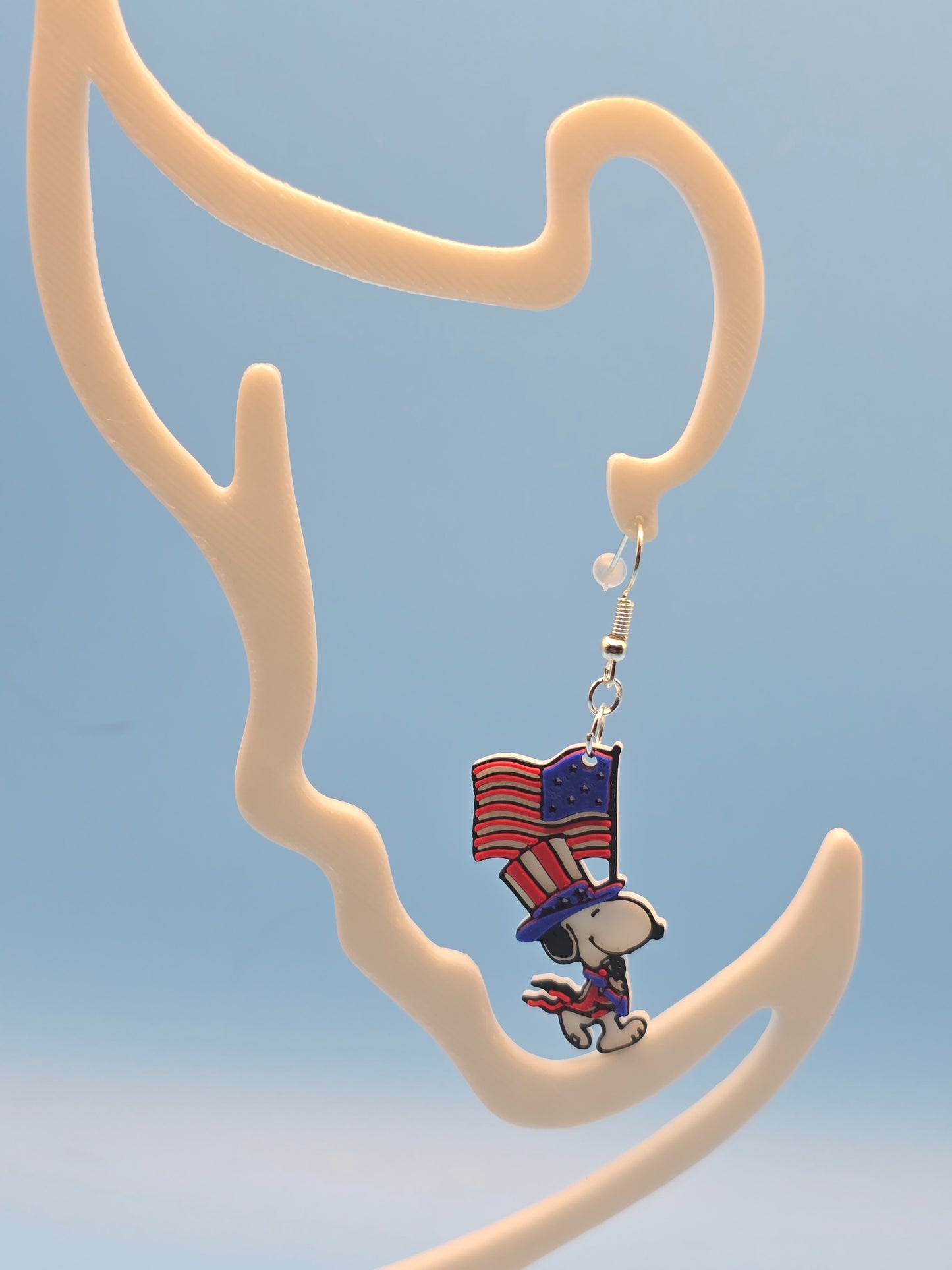 Snoopy 4th of July Earrings