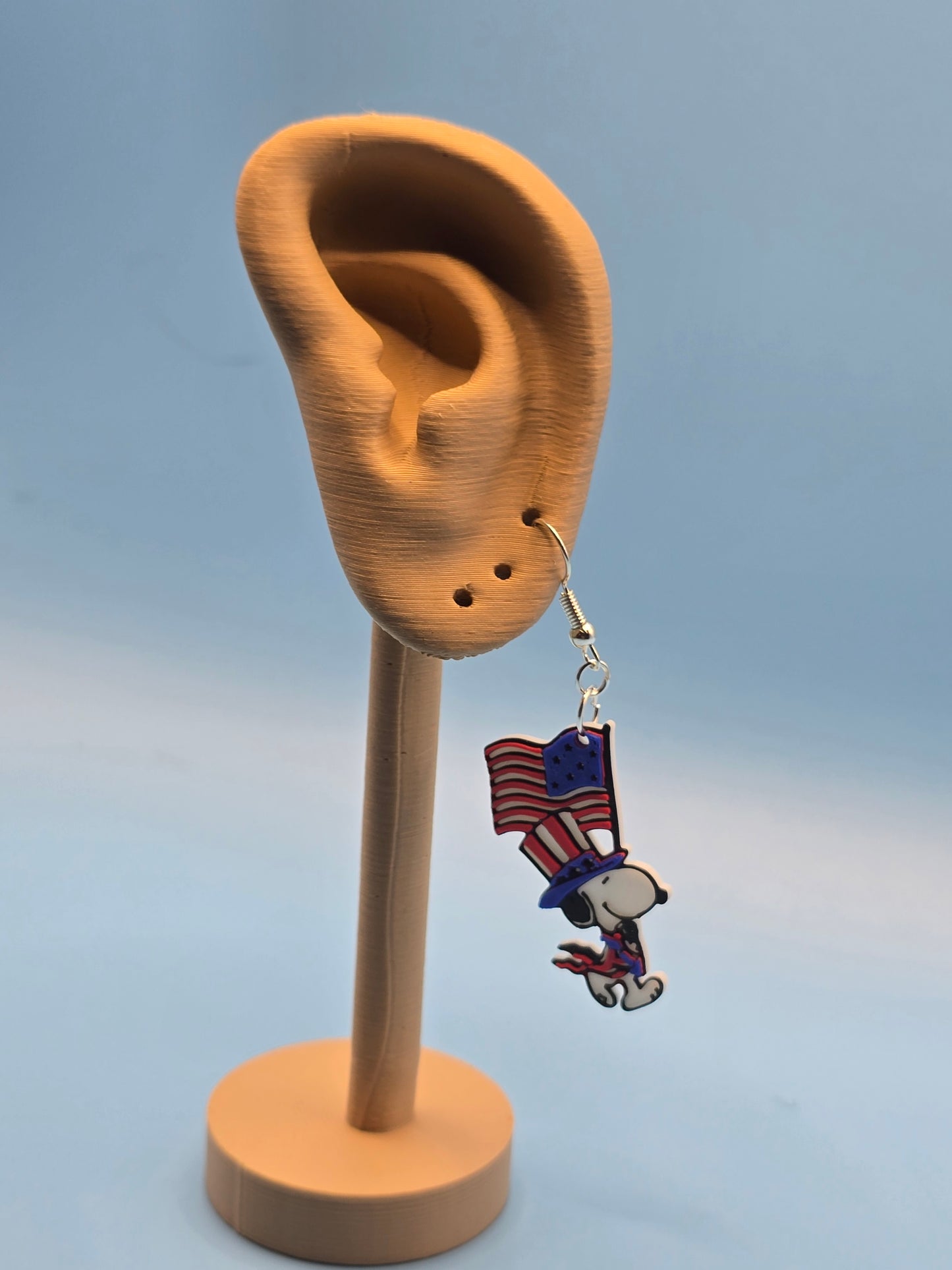Snoopy 4th of July Earrings