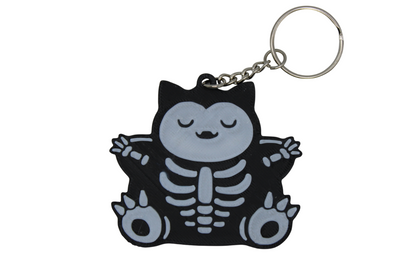 Snorlax Skelli Keychain