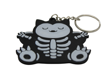 Snorlax Skelli Keychain