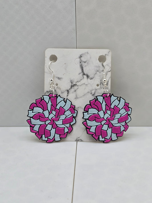 Pom Pom Large Earrings