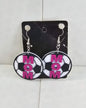 Mom Soccer Ball Dangle Earrings