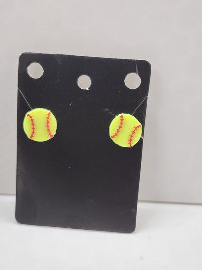 Softball Earrings - 3D Printed Earrings!