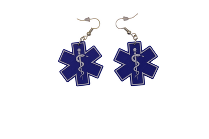 EMS Star of Life earrings