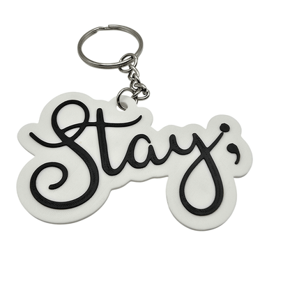 Stay Semicolon Keychain - Erratically Eccentric Creations