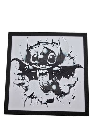 Stitch Batman Painting