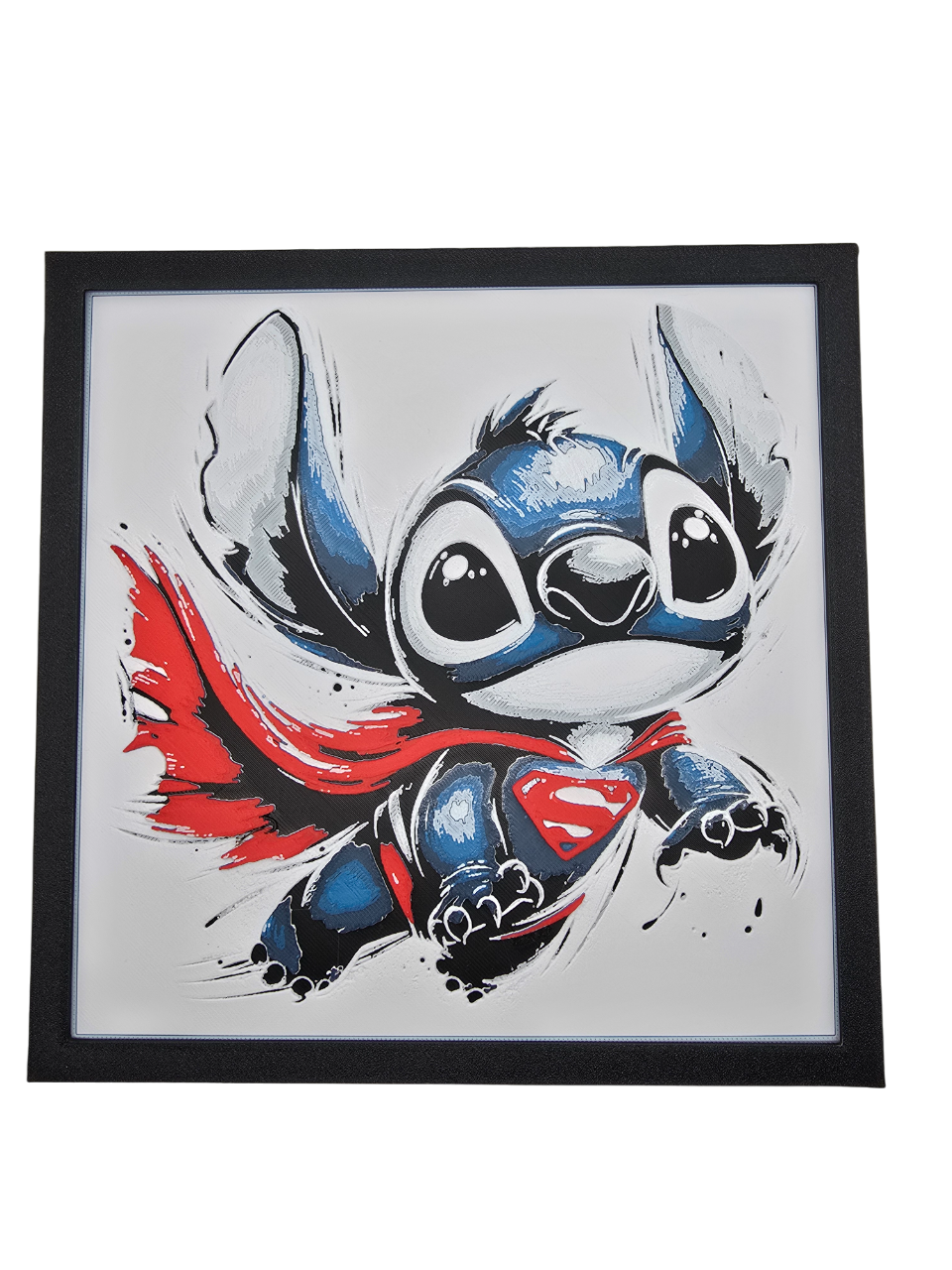 Stitch Superman Painting