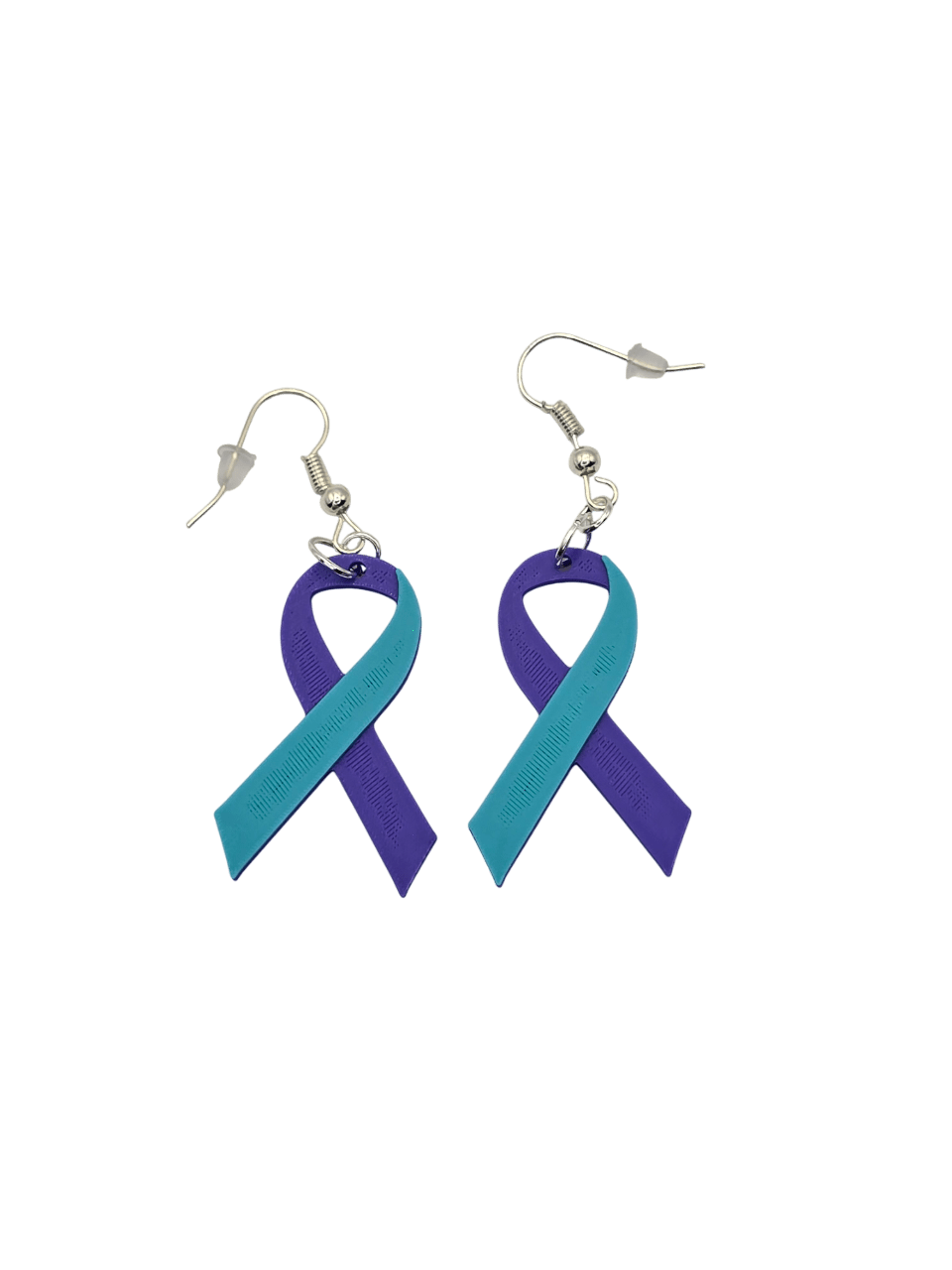 Suicide Prevention Ribbon Earrings - Erratically Eccentric Creations