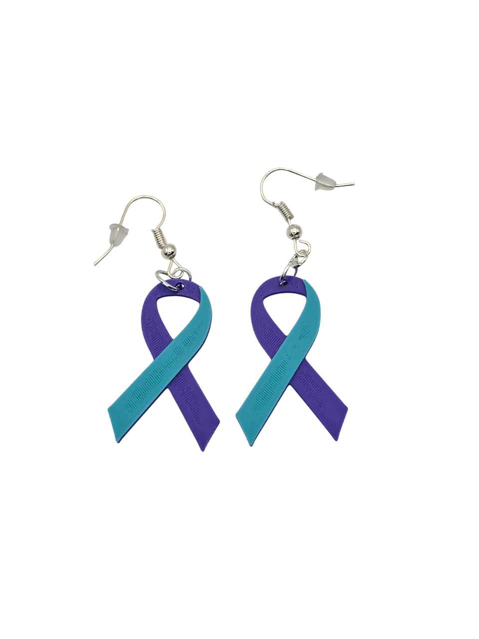 Suicide Prevention Ribbon Earrings - Erratically Eccentric Creations