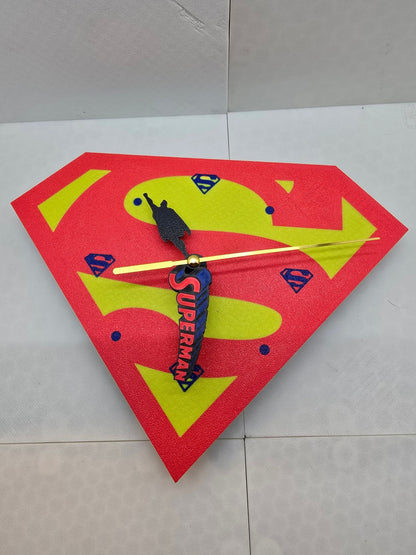 Superman Clock - Erratically Eccentric Creations
