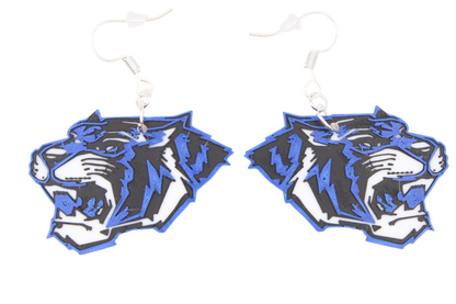 KA Tigers Mascot Earrings
