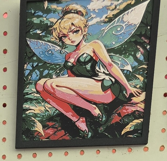 Tinker bell Painting 3D Print