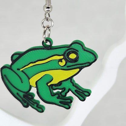 Toad Earrings - Erratically Eccentric Creations