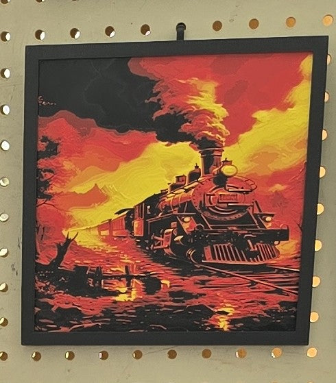 Train Painting 3D Print