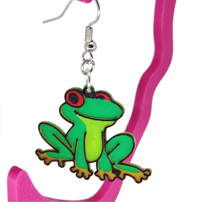Tree Frog Earrings - 3D Printed Earrings!