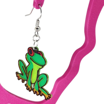 Tree Frog Earrings - 3D Printed Earrings!