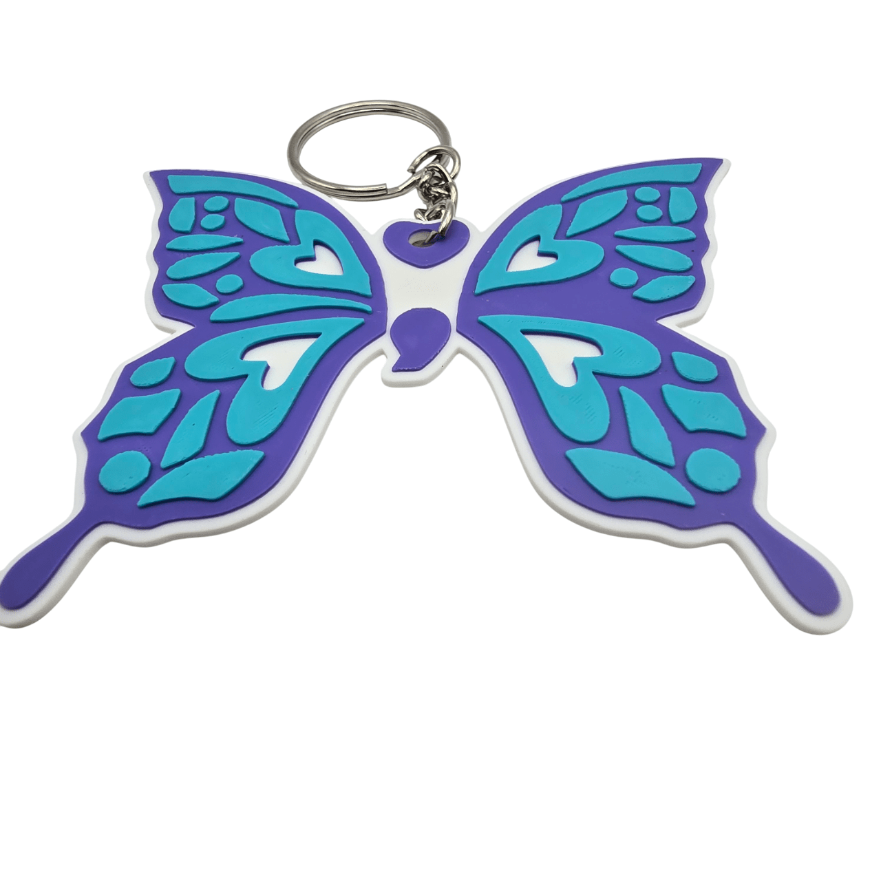 Tribal Butterfly Keychain - Erratically Eccentric Creations