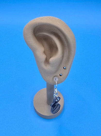 Ventilator Earrings - 3D Printed - Erratically Eccentric Creations