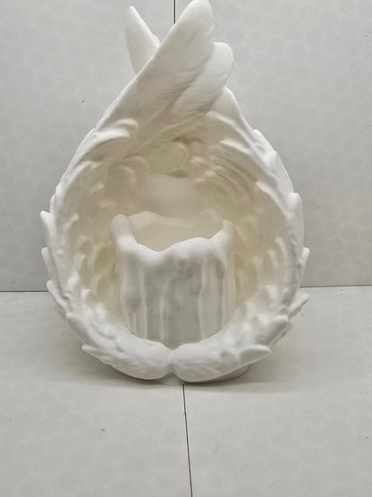 Wings Holding Tea Light Holder Large - Erratically Eccentric Creations