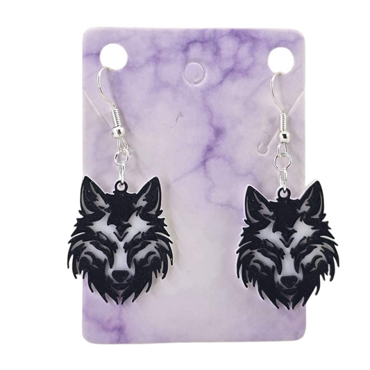 Wolf Earrings