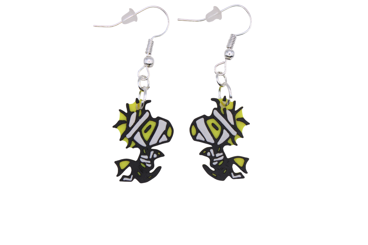 The Peanuts Pumpkins & Phantoms Collection – 3D Printed Halloween Earrings