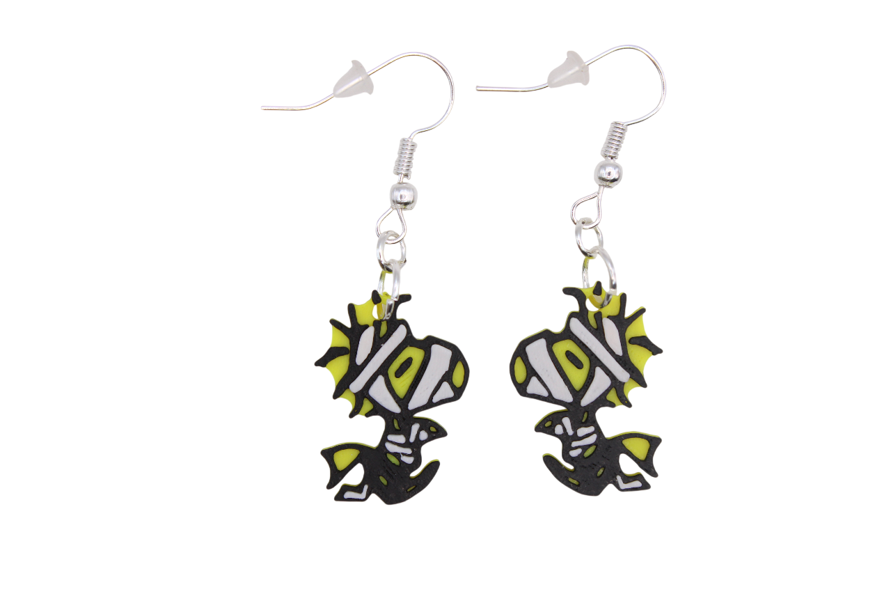 The Peanuts Pumpkins & Phantoms Collection – 3D Printed Halloween Earrings