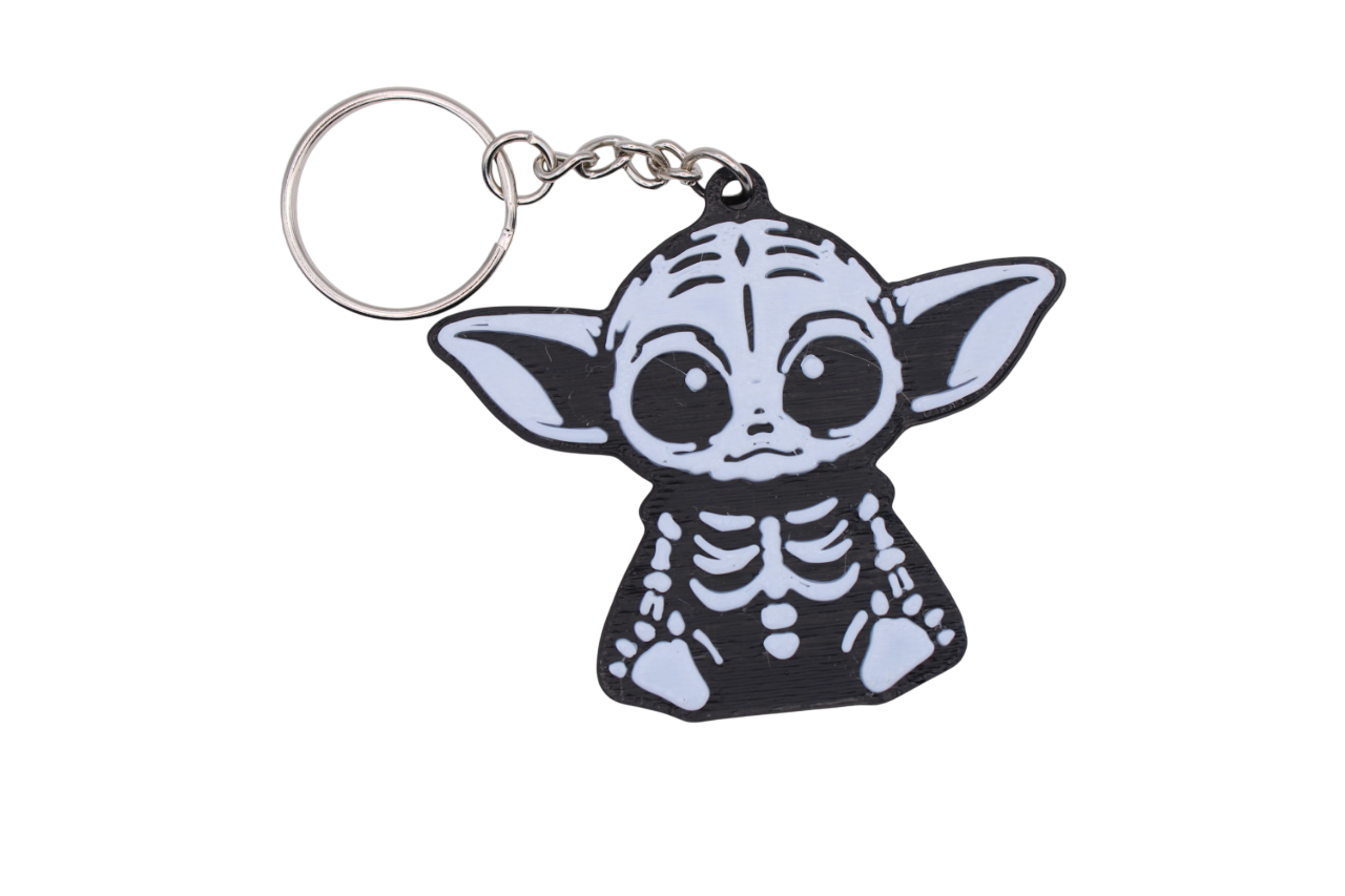 Yoda Skelli Keychain